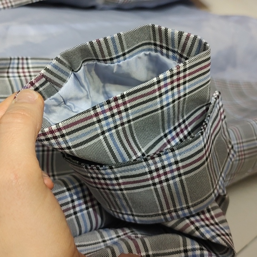 Avec Le Filles Women's Plaid Trench Coat Size L - Picture 9 of 13